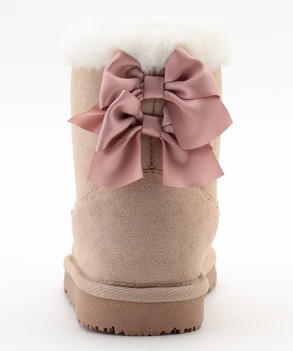 ANY KIDS リボンフェイクムートンブーツ 