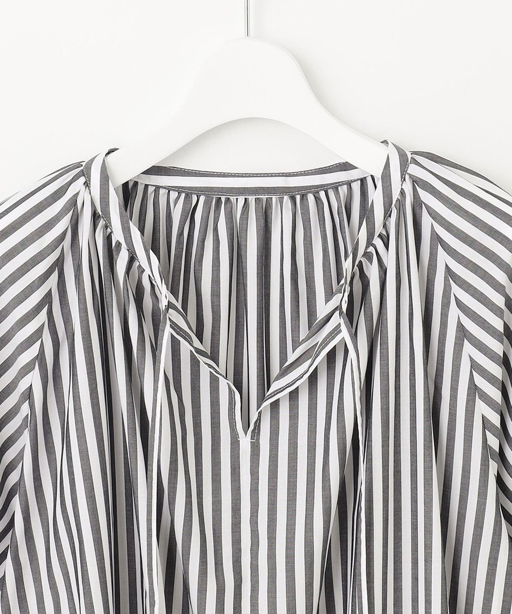 UNFILO 【洗える】イージーケア ボリュームスリーブブラウス 