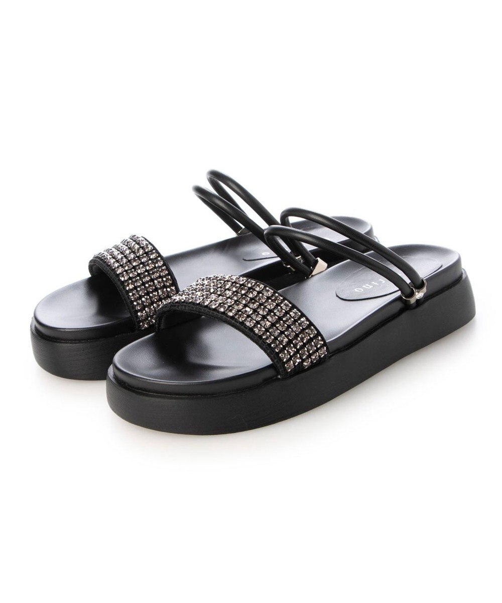 MODE ET JACOMO <carino>２WAYビジューサンダル 