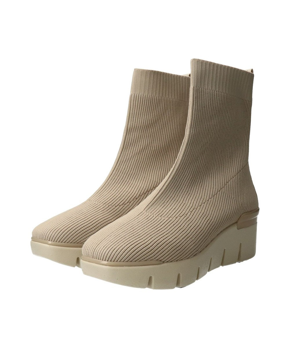 INTER-CHAUSSURES 【BUSSOLA】ニットショートブーツ 