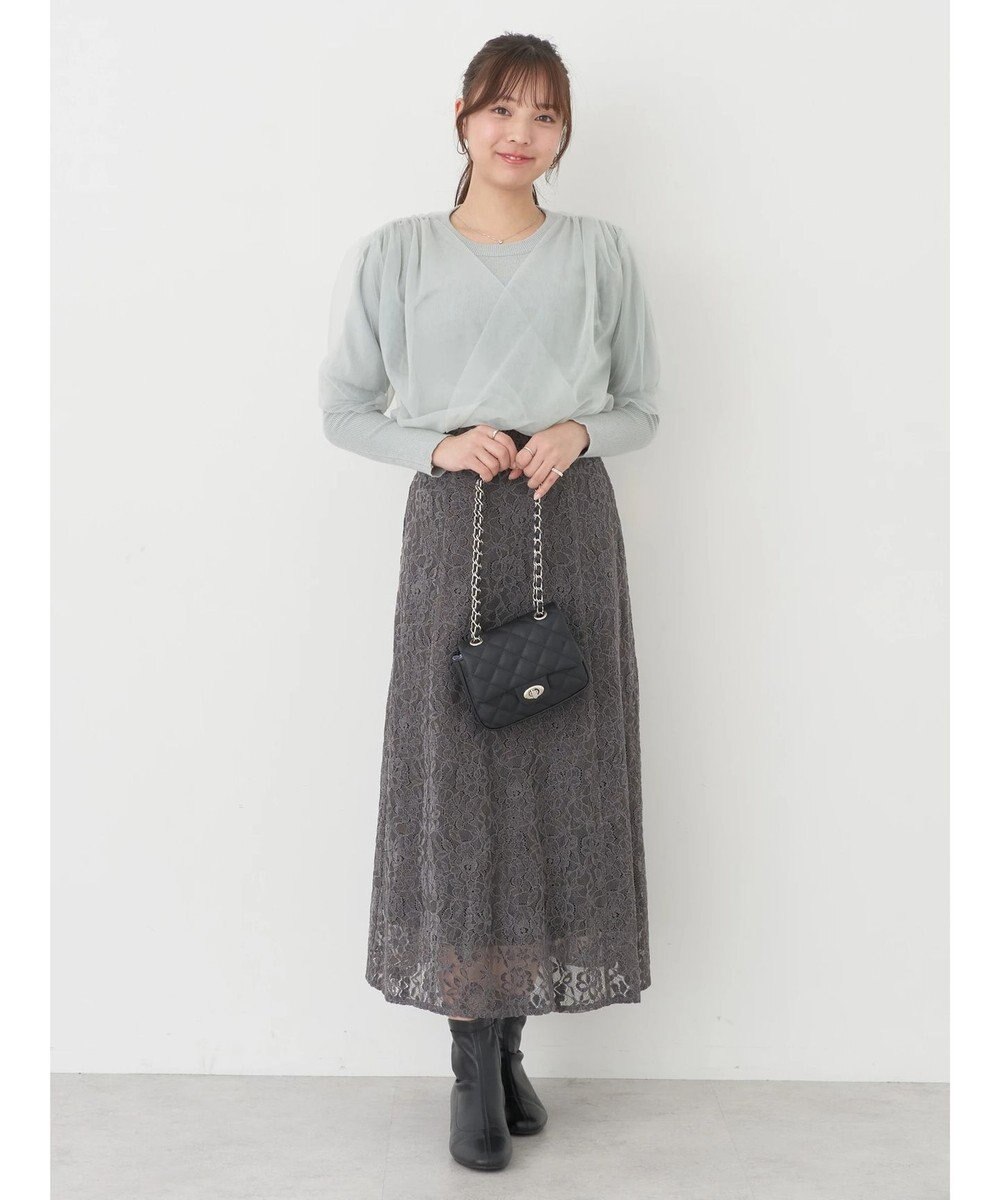 earth music&ecology モールレーススカート 