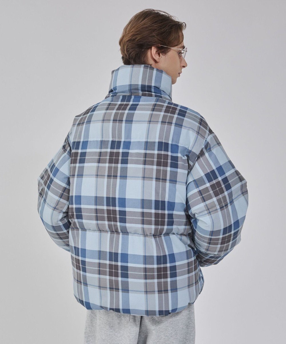 WEGO 【ユニセックス着用ITEM/MLサイズ展開】チェックパファーブルゾン 