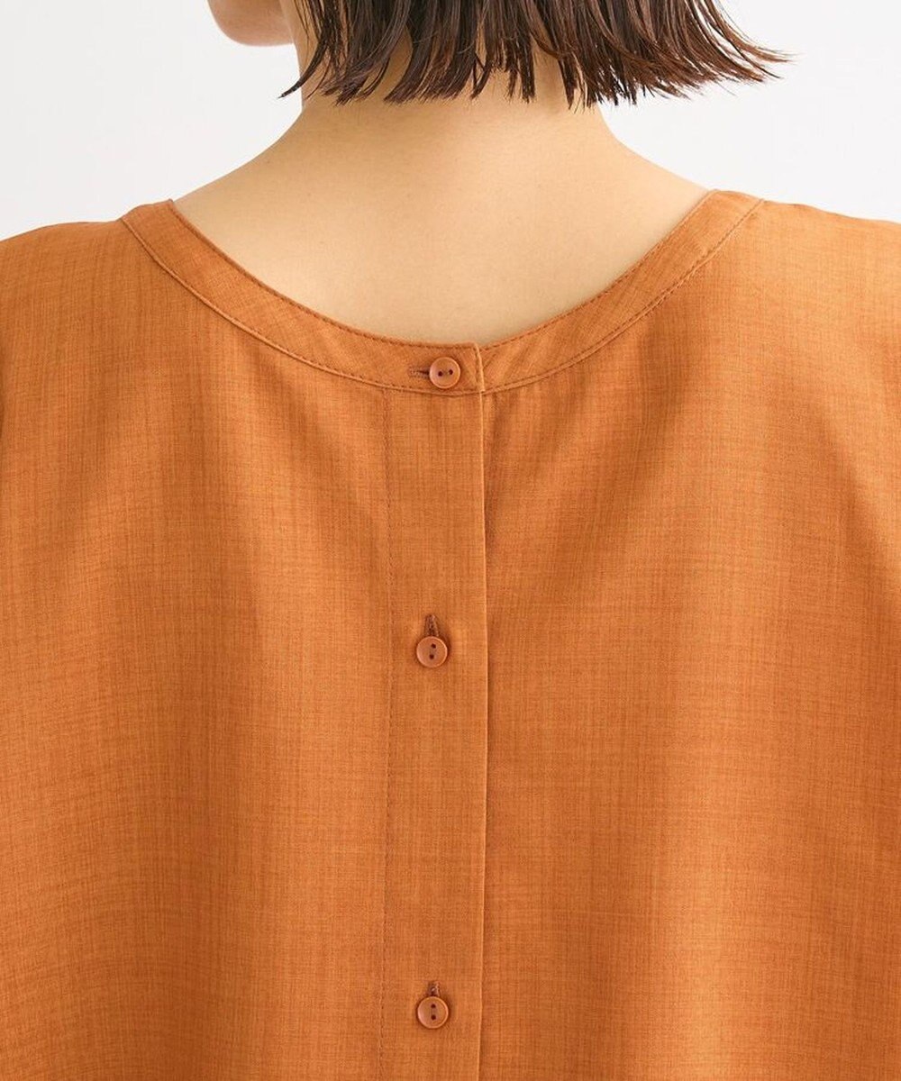 Green Parks 前後２ｗａｙ　ミディ丈タックワンピース 