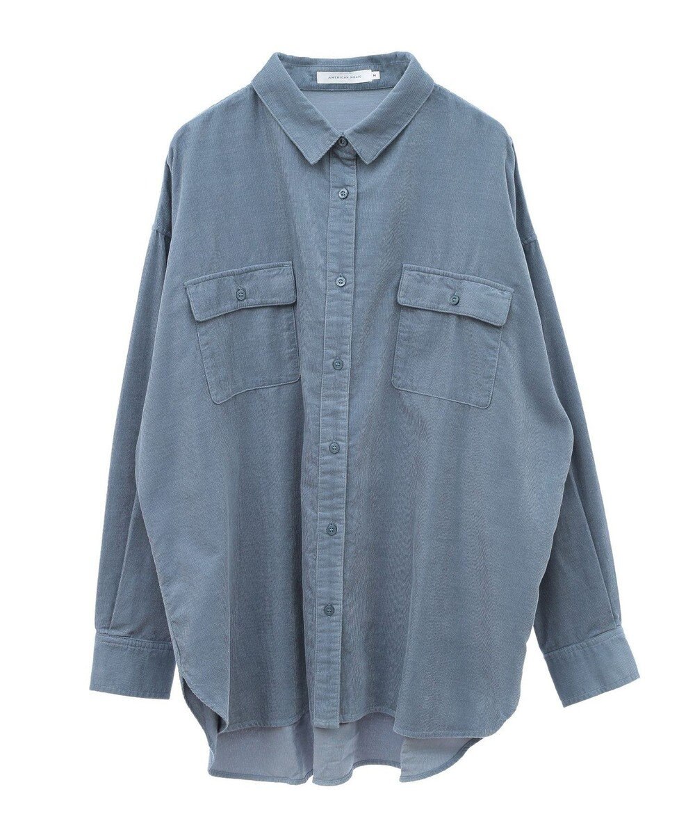 AMERICAN HOLIC Ｗポケットコーデュロイシャツ 