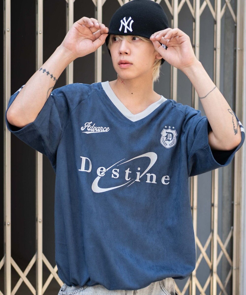 WEGO 【ユニセックス着用ITEM/MLサイズ展開】フェイクスウェードゲームT（SS） 