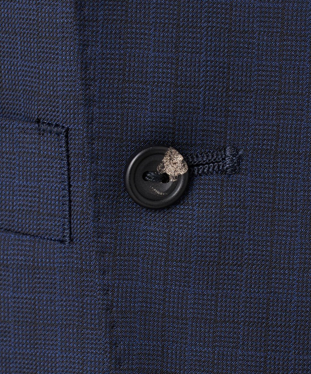 GOTAIRIKU WEB&一部店舗限定【DORMEUIL/ドーメル】IMPERIALJADE/インペリアルジェイド 通年 3ピーススーツ（ネイビー×格子） 