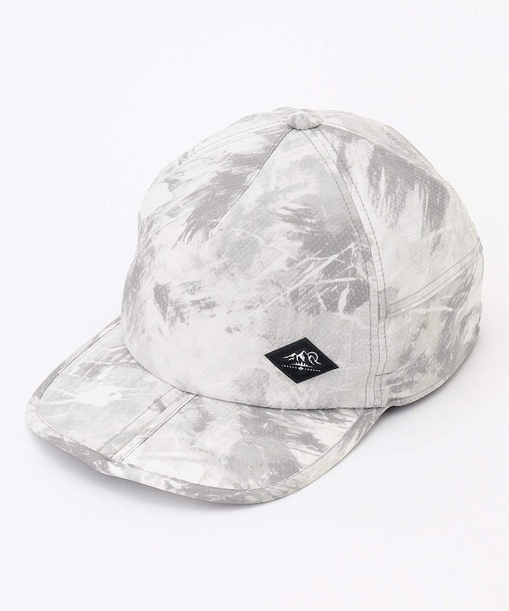 JOSEPH ABBOUD MOUNTAIN 【ECO撥水・軽量・パッカブル】エンボスストレッチプリント キャップ 