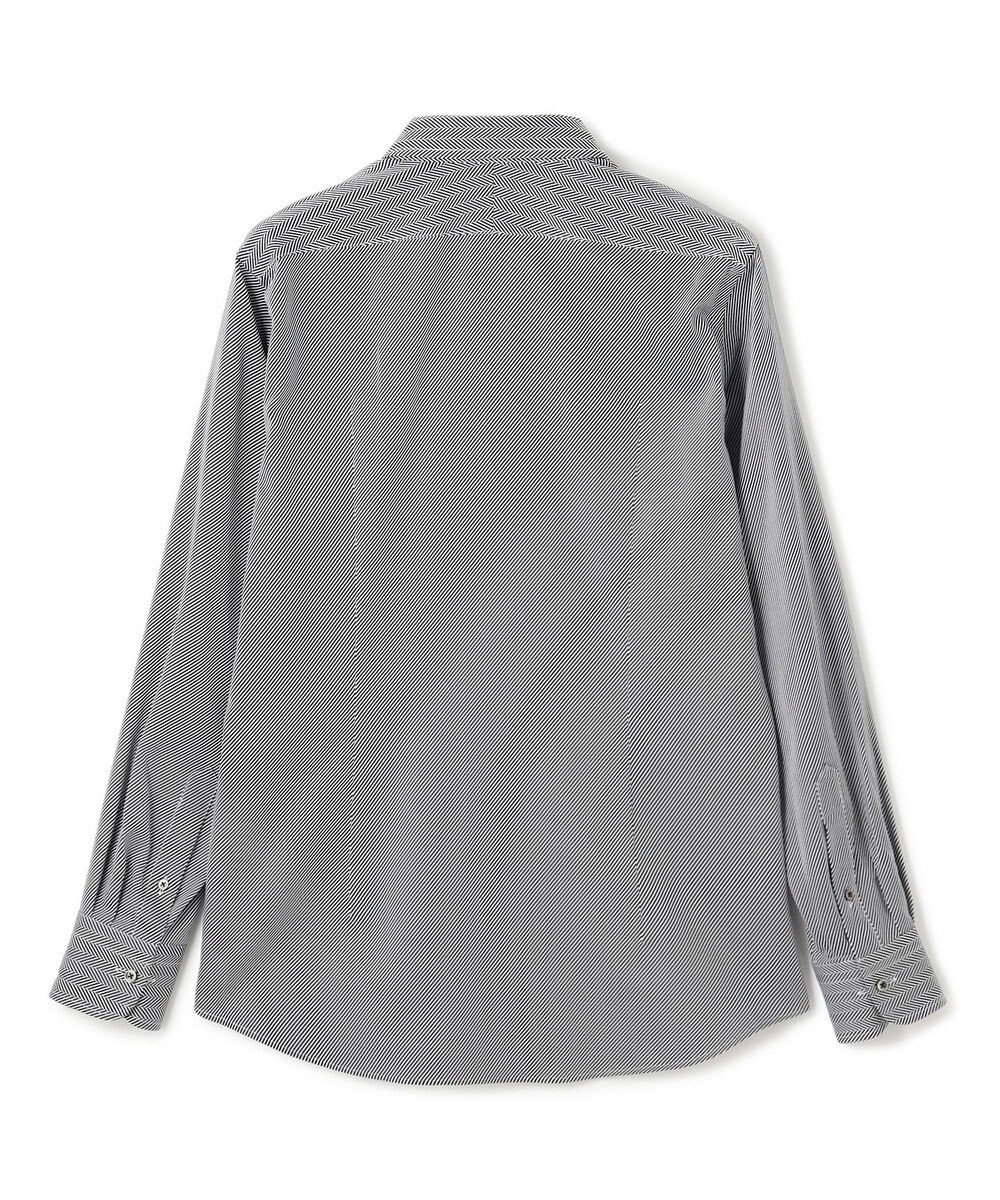 JOSEPH HOMME ツイルへリンボンクレイジー　イタリアンカラードレスシャツ 