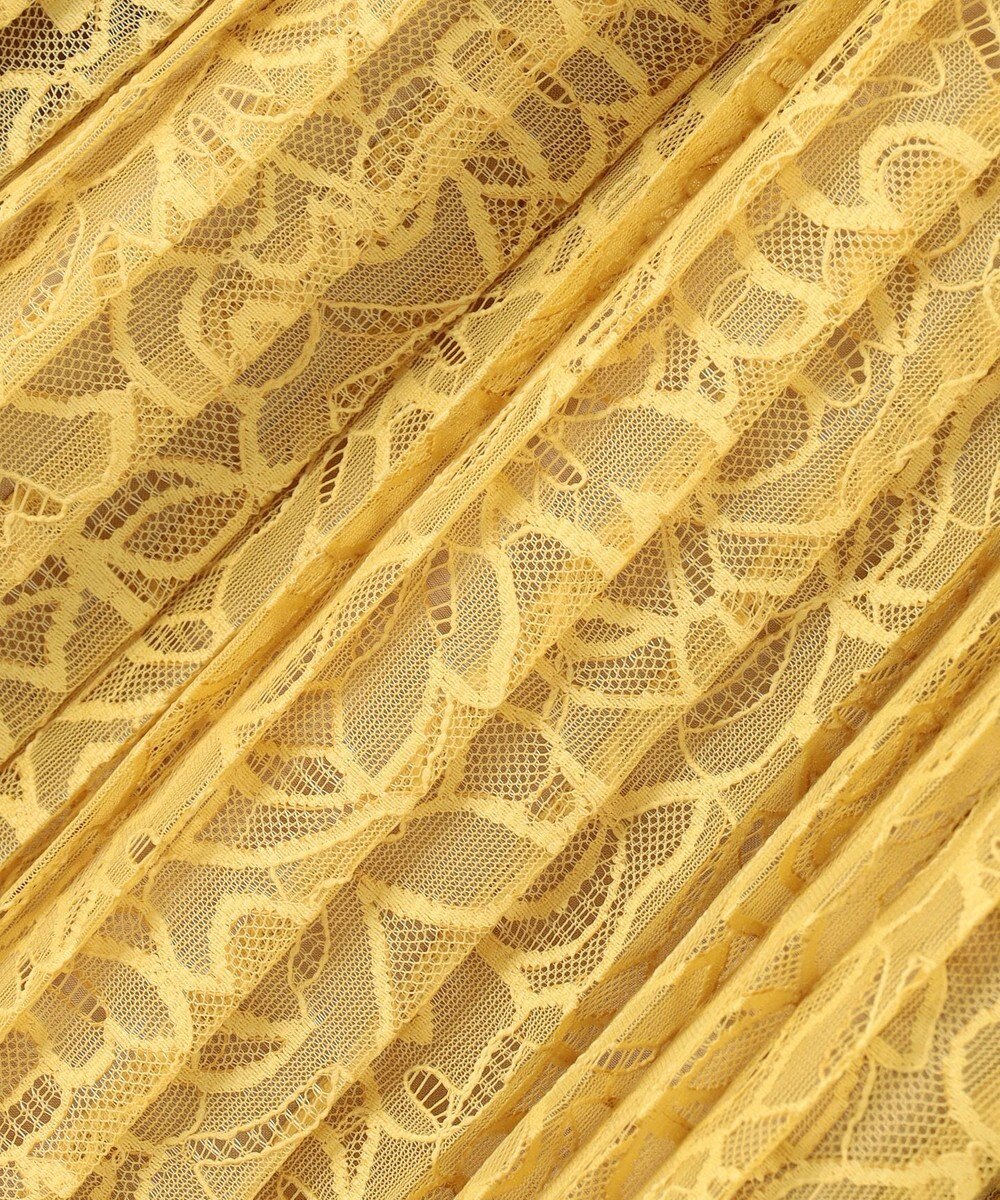 自由区 L 【セットアップ対応・ウエストゴム・洗える】ラッセルレース  スカート 