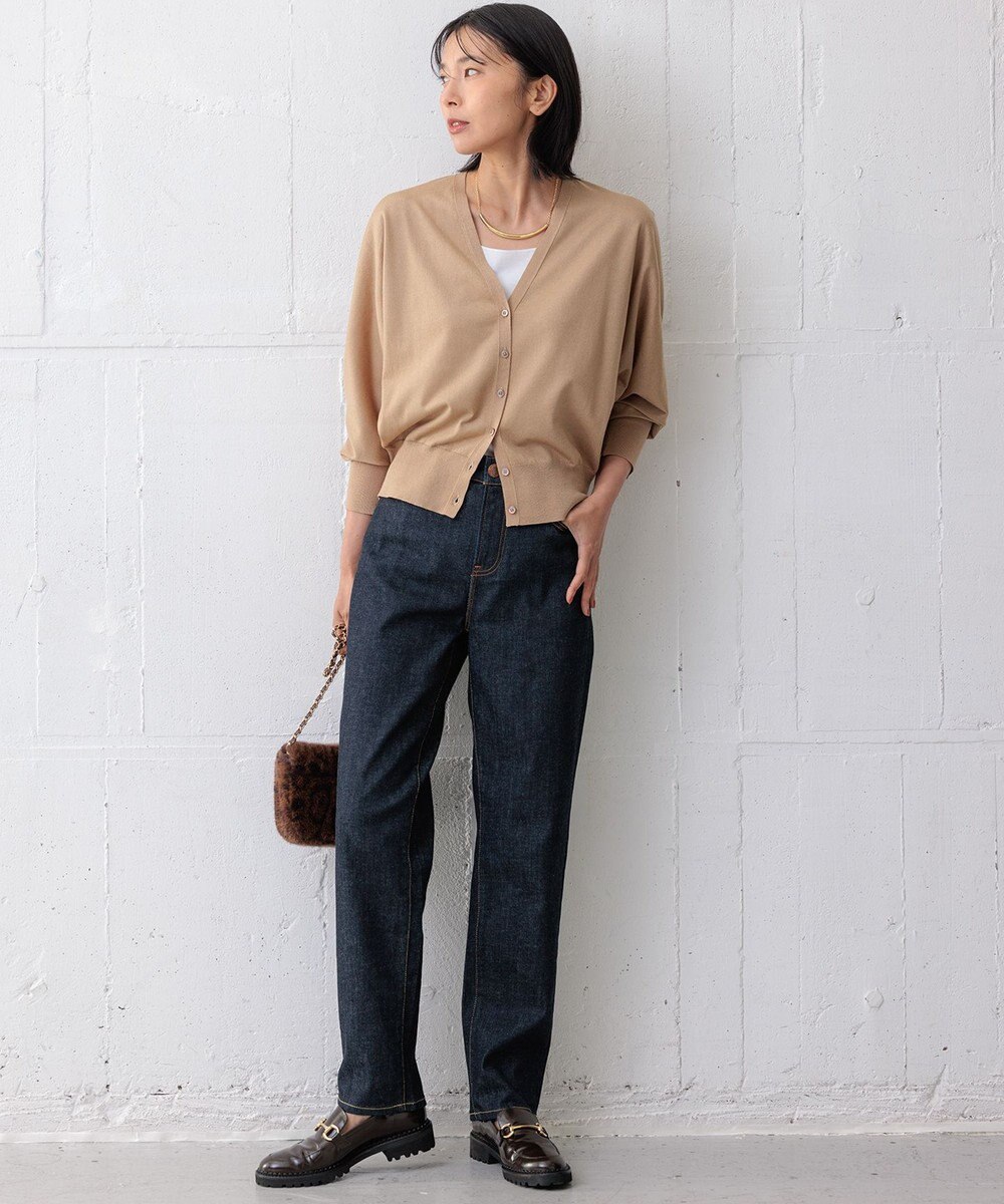 23区 S 【洗える】オータムシャイニー ニットカーディガン 