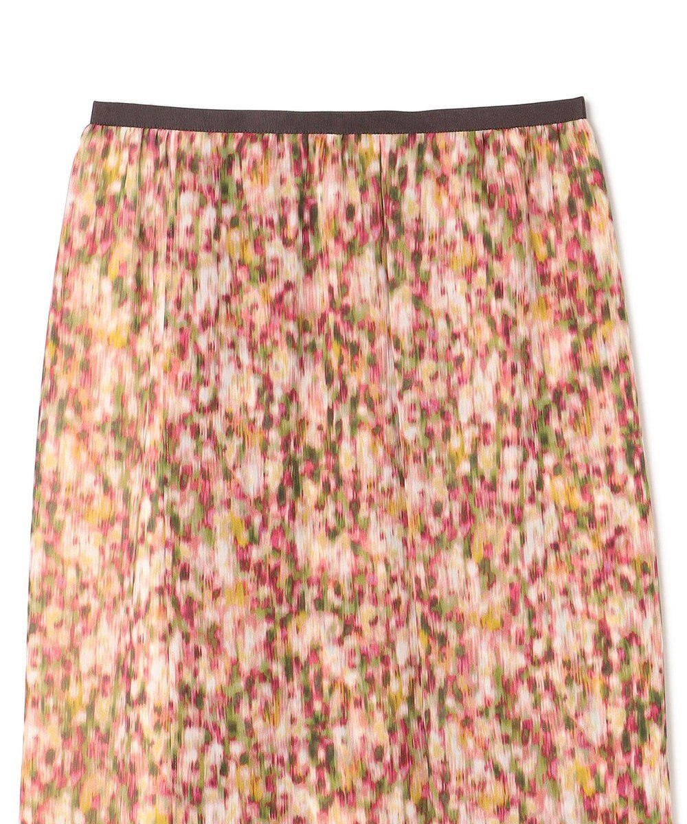 BEIGE， 【洗える】BORONIA / フラワーシフォンロングスカート 