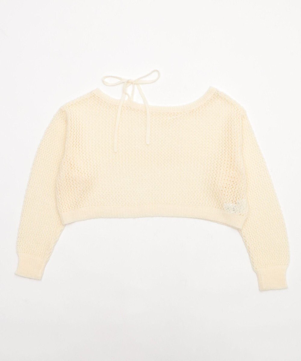 WEGO モヘアタッチ2WAYワンショルニット 