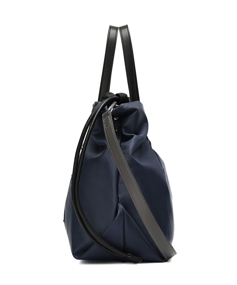 style code 【PADMA/パドマ】カードケース付　ナイロン巾着トートバッグ 