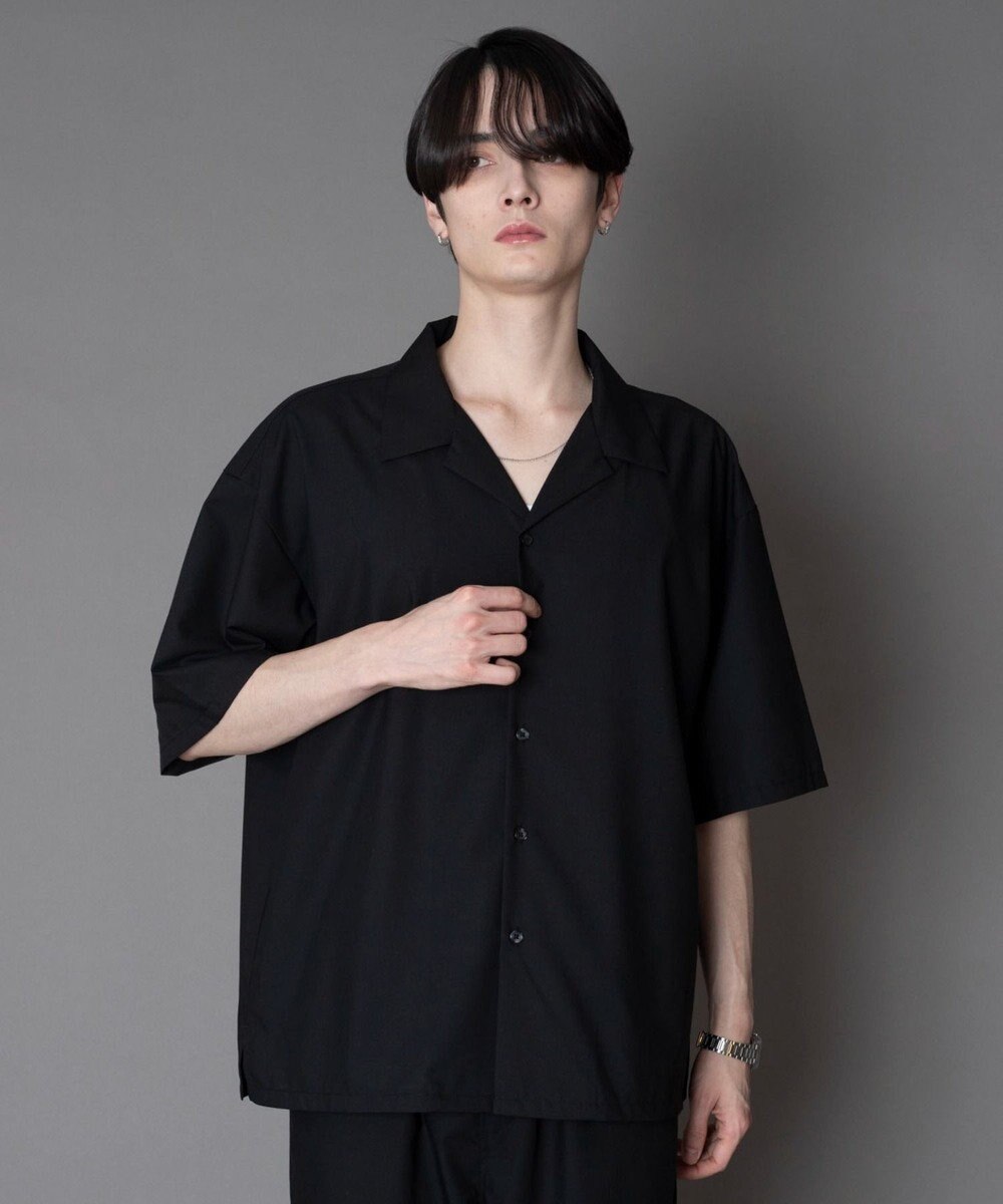 WEGO 【ユニセックス着用ITEM/SMLサイズ展開】 TRオープンカラーシャツ（SS） 