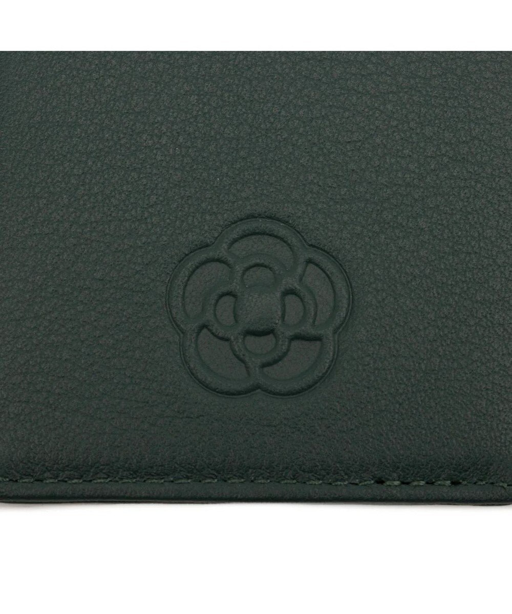 CLATHAS ワッフル リール付きパスケース 