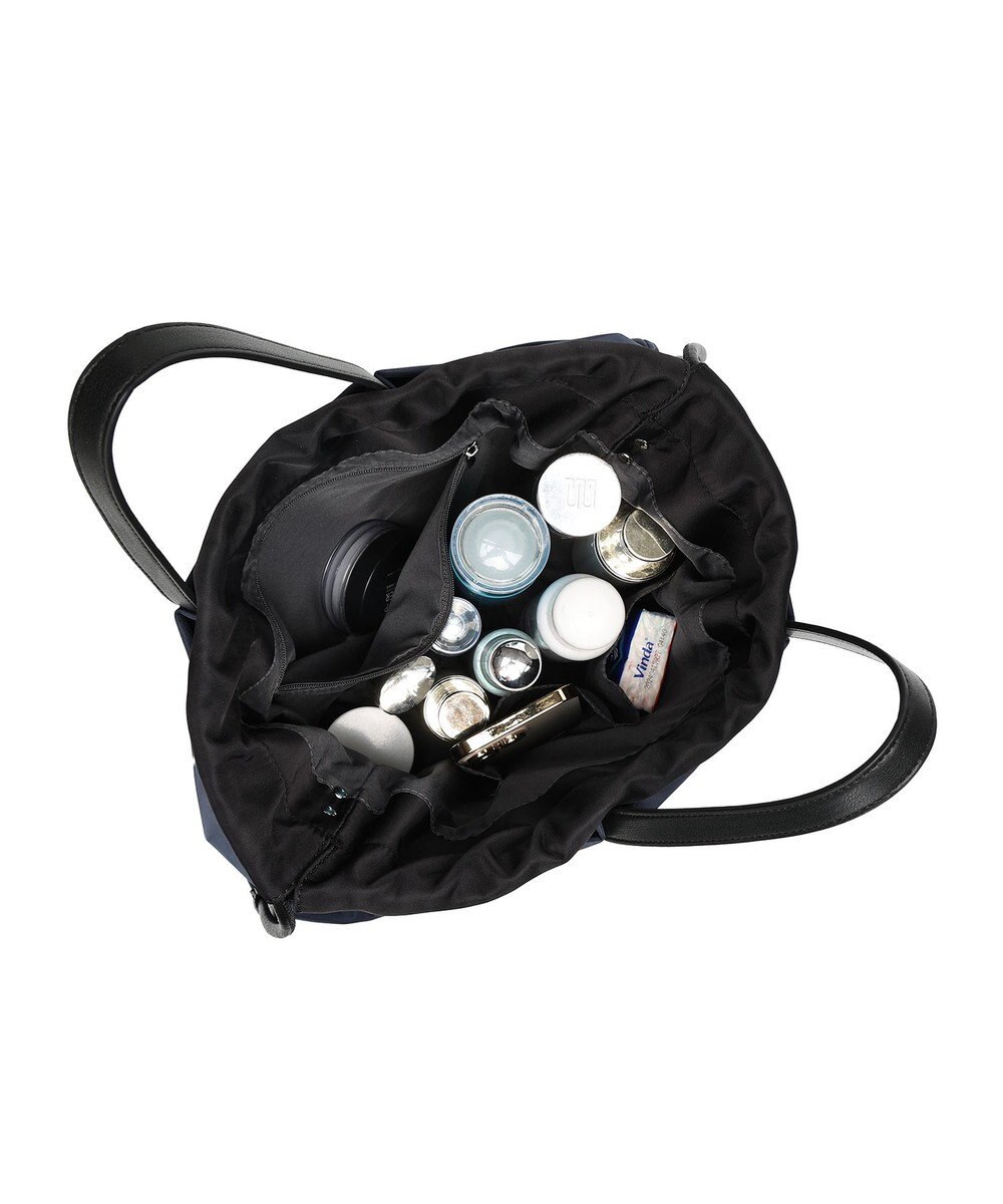 style code 【PADMA/パドマ】カードケース付　ナイロン巾着トートバッグ 