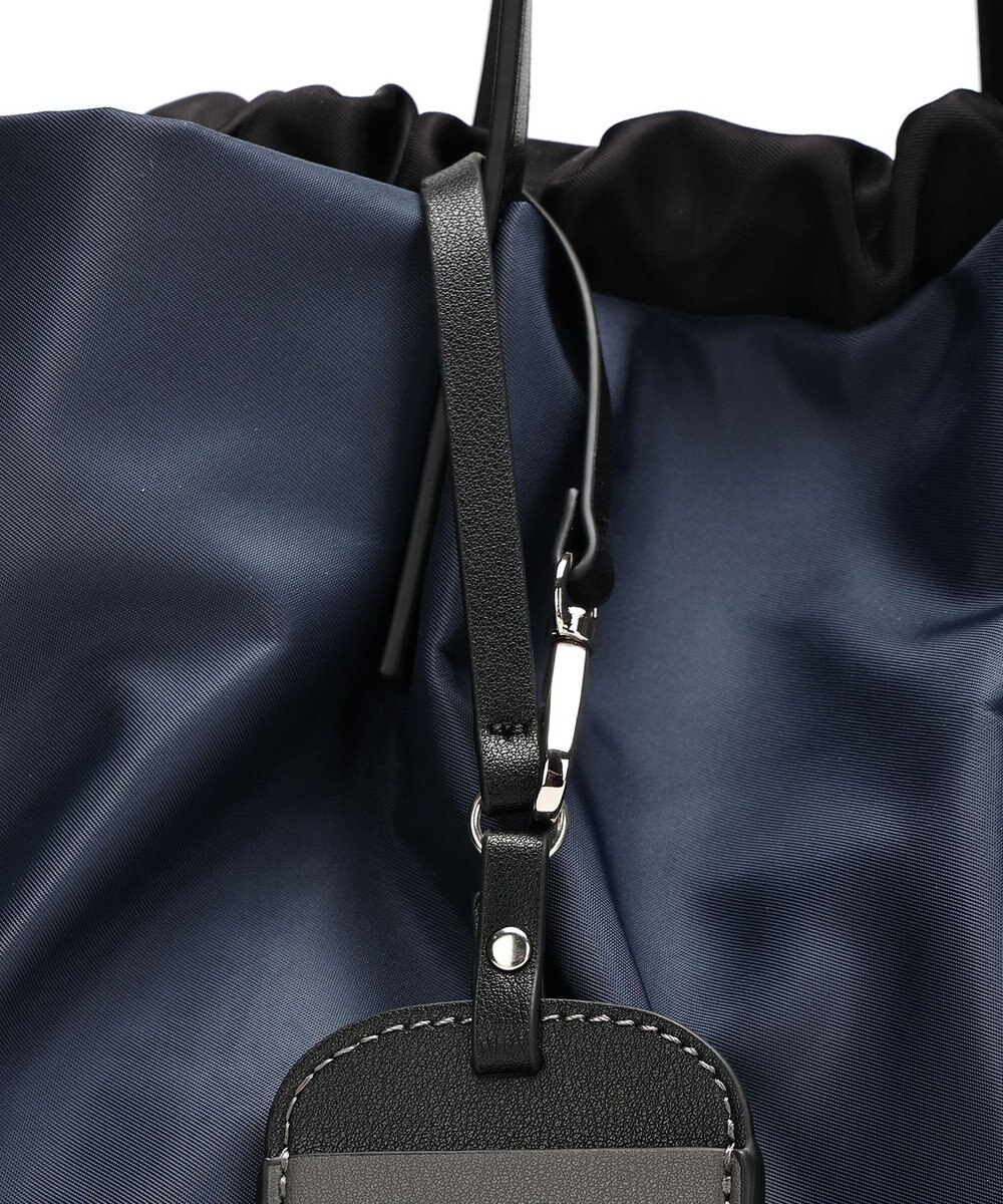 style code 【PADMA/パドマ】カードケース付　ナイロン巾着トートバッグ 