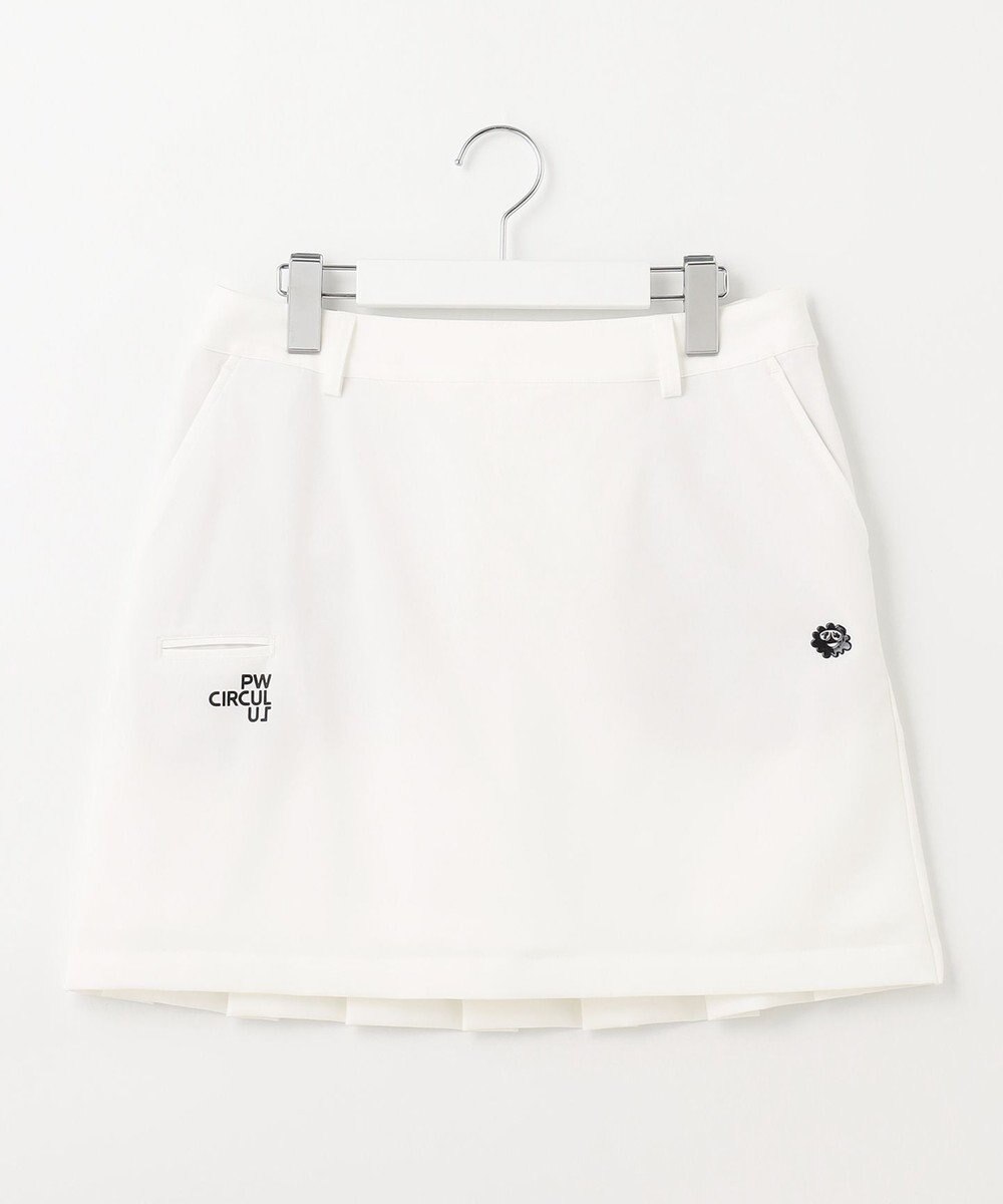 PW CIRCULUS 【WOMEN】【ストレッチ/撥水】インナー付き バックプリーツ スカート 