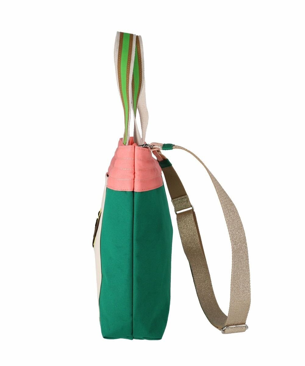 tsumori chisato CARRY キラミックスコンビ トートバッグ 2wayショルダー A4収納 ネコ 