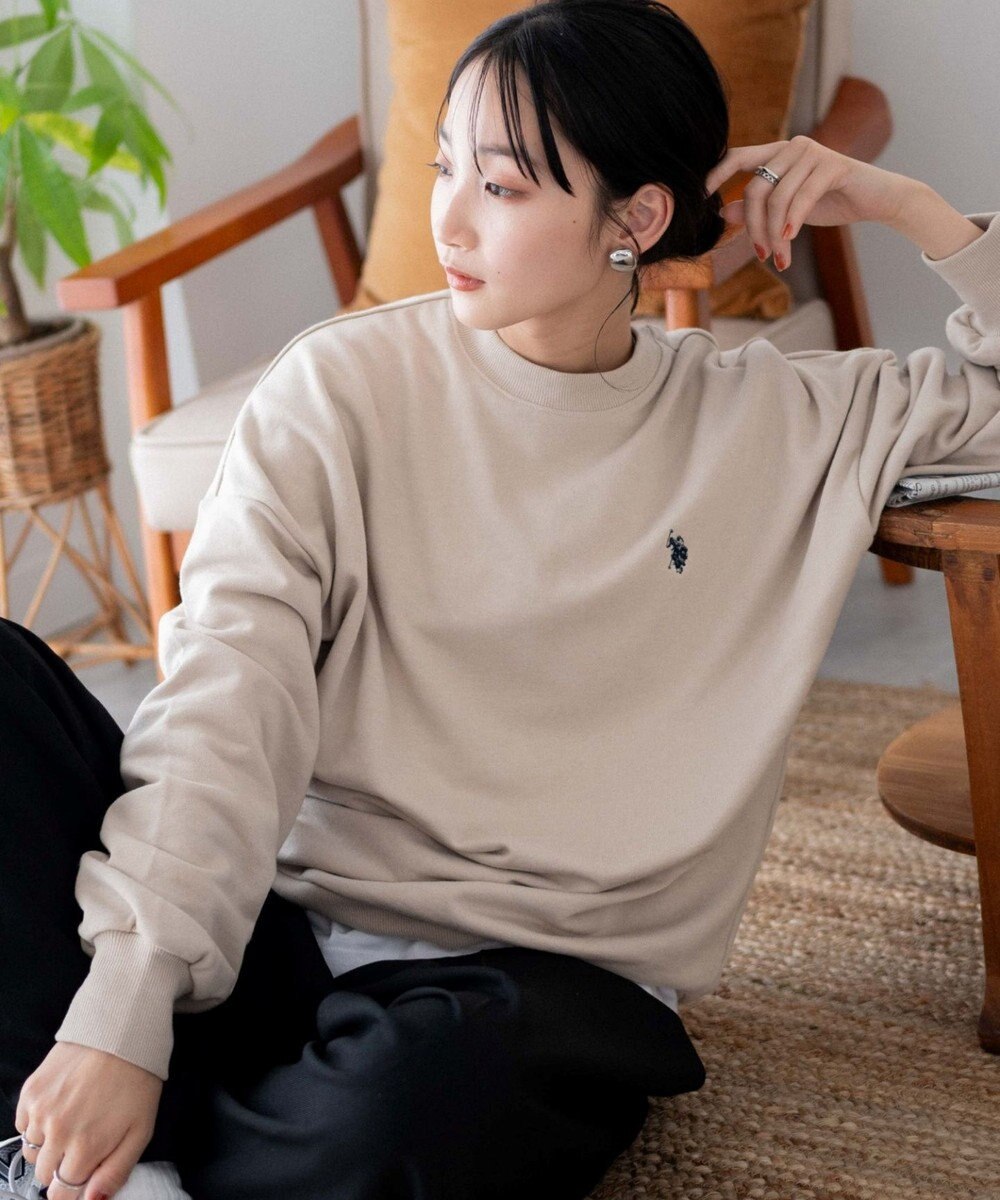 WEGO U.S. POLO ASSN.|別注ワンポイントスウェットプルオーバー 