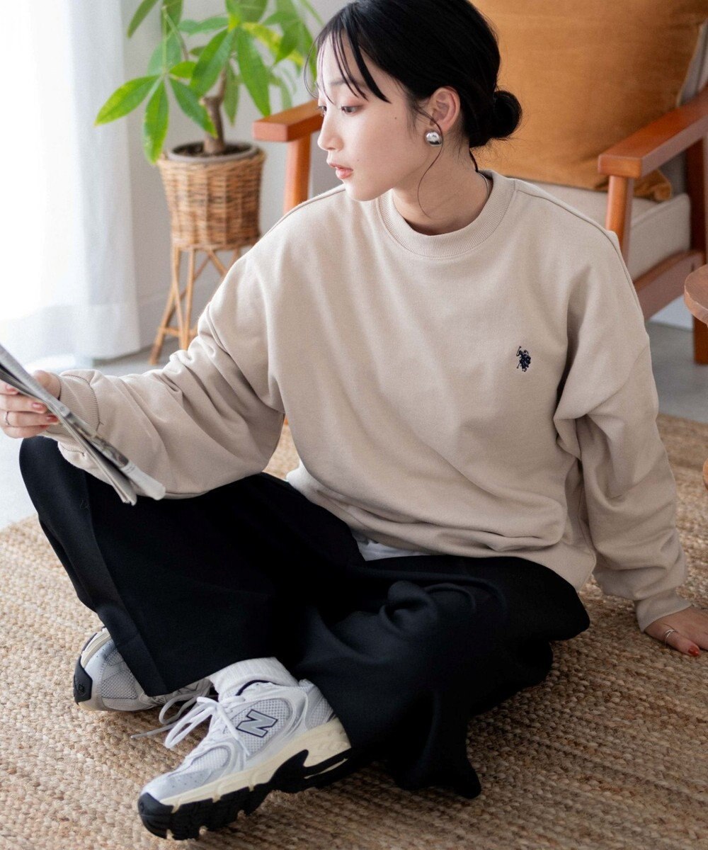 WEGO U.S. POLO ASSN.|別注ワンポイントスウェットプルオーバー 