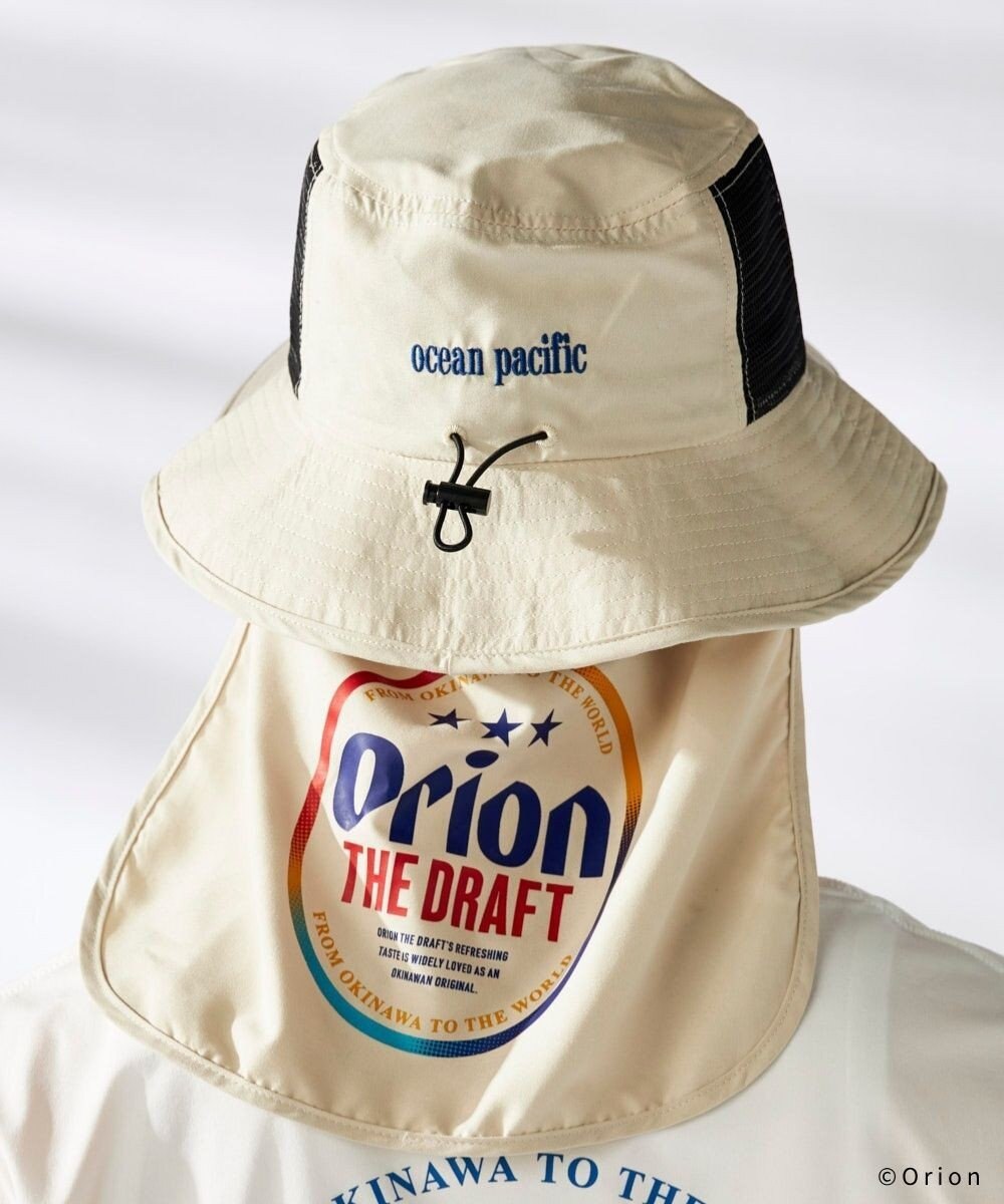 OP／FILA 【Ocean Pacific×ORION】タレ付きビーチハット 