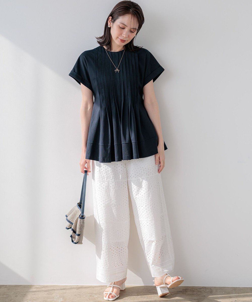 組曲 L 【先行予約】サマージャージーブラウスライク カットソー 