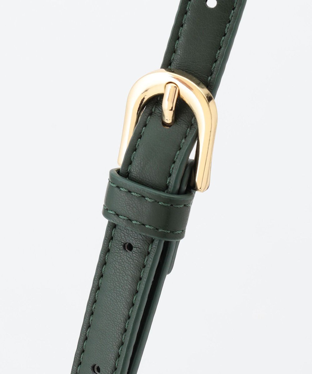 LA BAGAGERIE シープキルトWストラップスクエアショルダー 