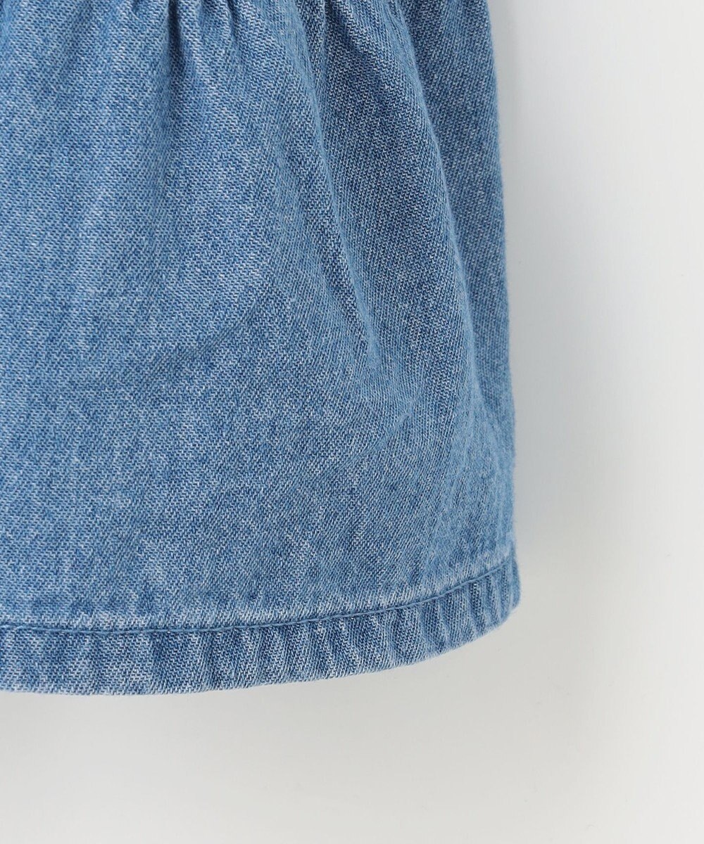 ANY KIDS ティアード デニムジャンパースカート 