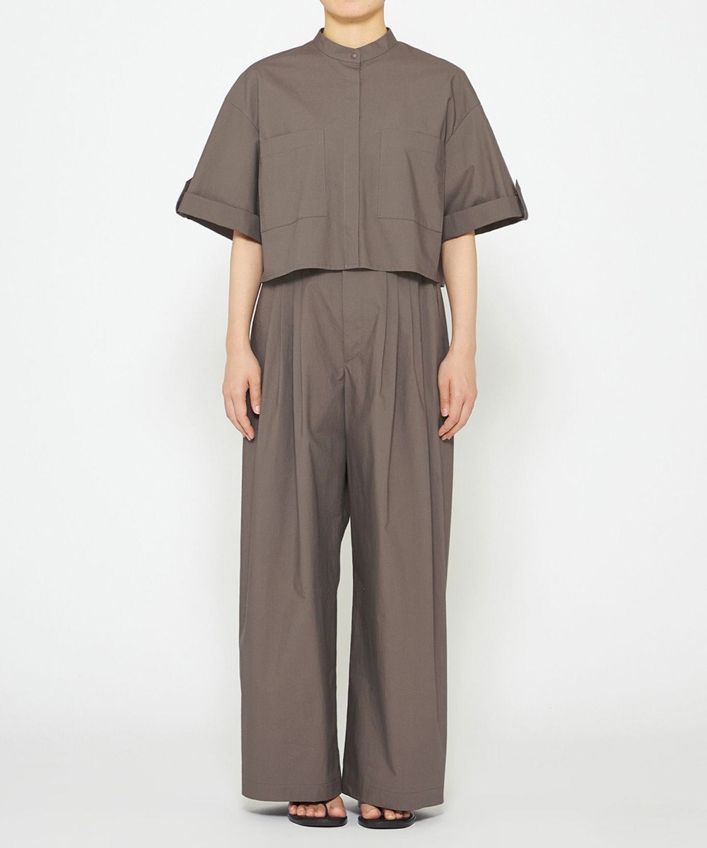 uncrave 【ご好評につき追加生産】カラータイプライター タックワイドパンツ（uncrave WHITE） 