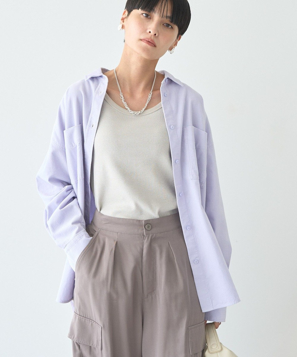 AMERICAN HOLIC Ｗポケットコーデュロイシャツ 