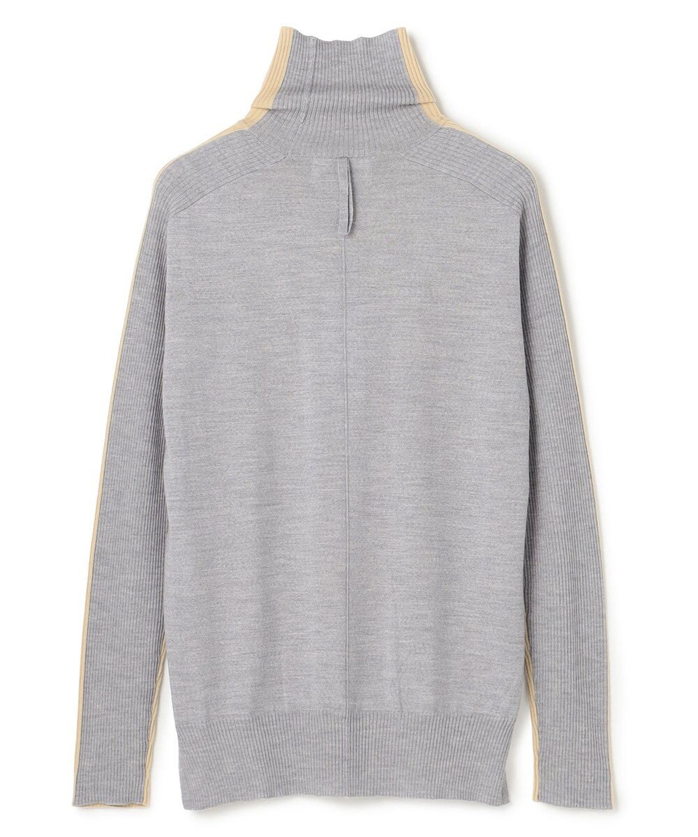 BEIGE， 【洗える・VERY NaVY12月号掲載】LA MONNAIE / バイカラーウールタートルニット 