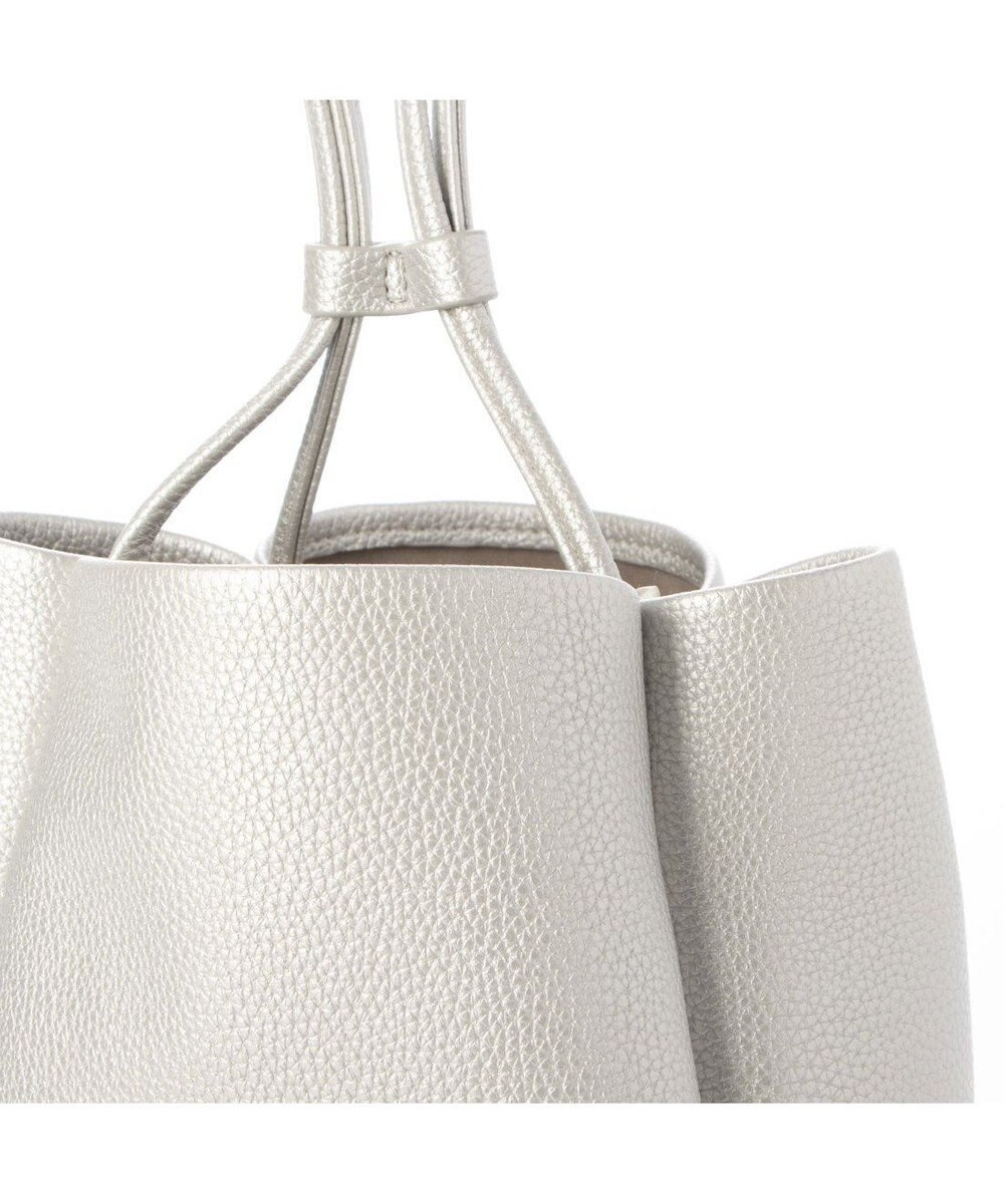 UNBILLION カシュカシュ cachecache / シュリンク合皮ワンハンドル手提げ 