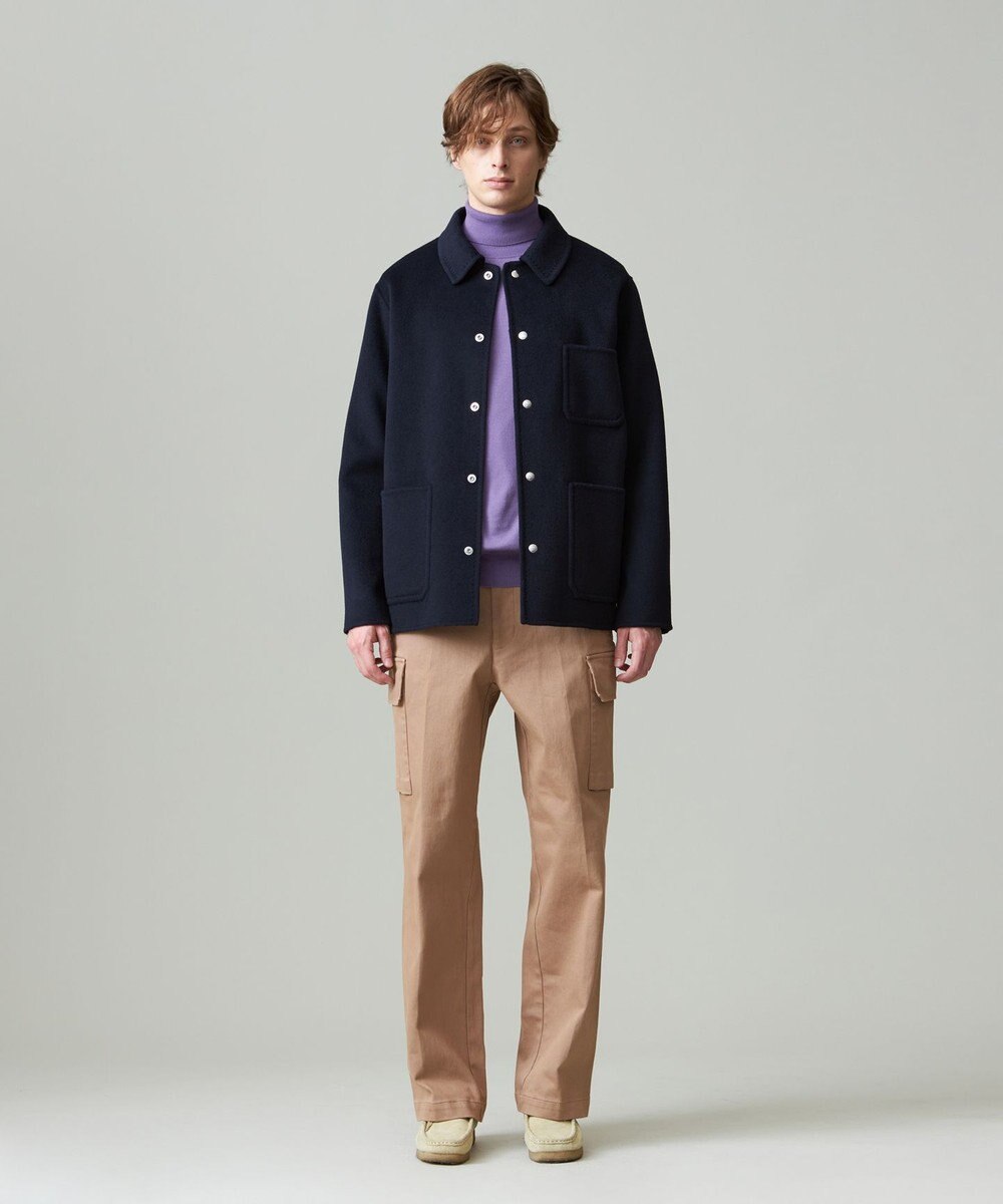 J.PRESS MEN コットンピケストレッチ カーゴパンツ 