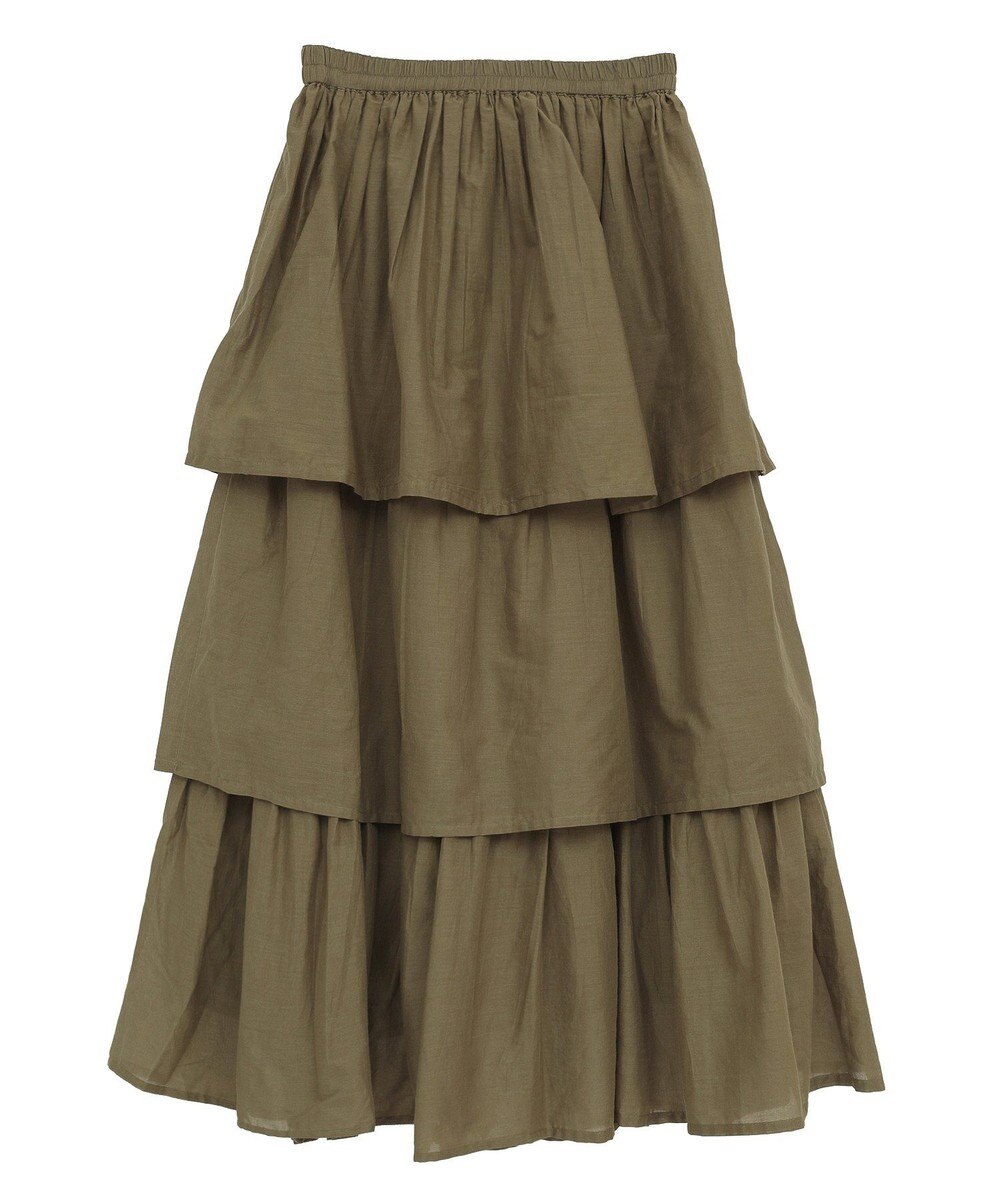 Green Parks Ｉ　ボイル段々ティアードスカート 