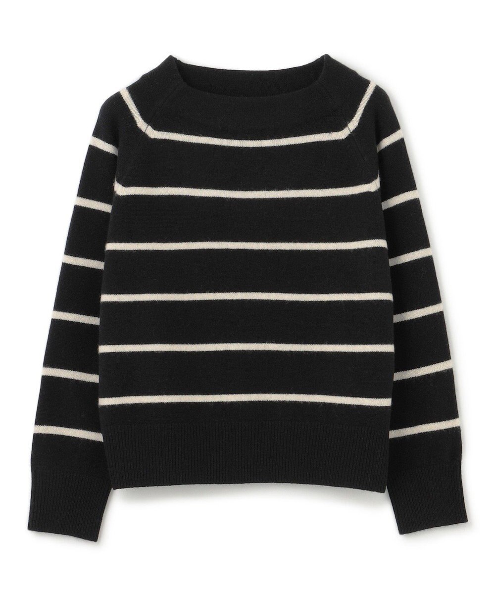 UNFILO カシミヤブレンド オフネックニット 