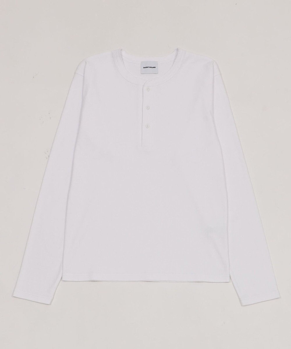 WEGO 【ユニセックス着用ITEM】コンパクトフィットリブヘンリーネックT（LS） 