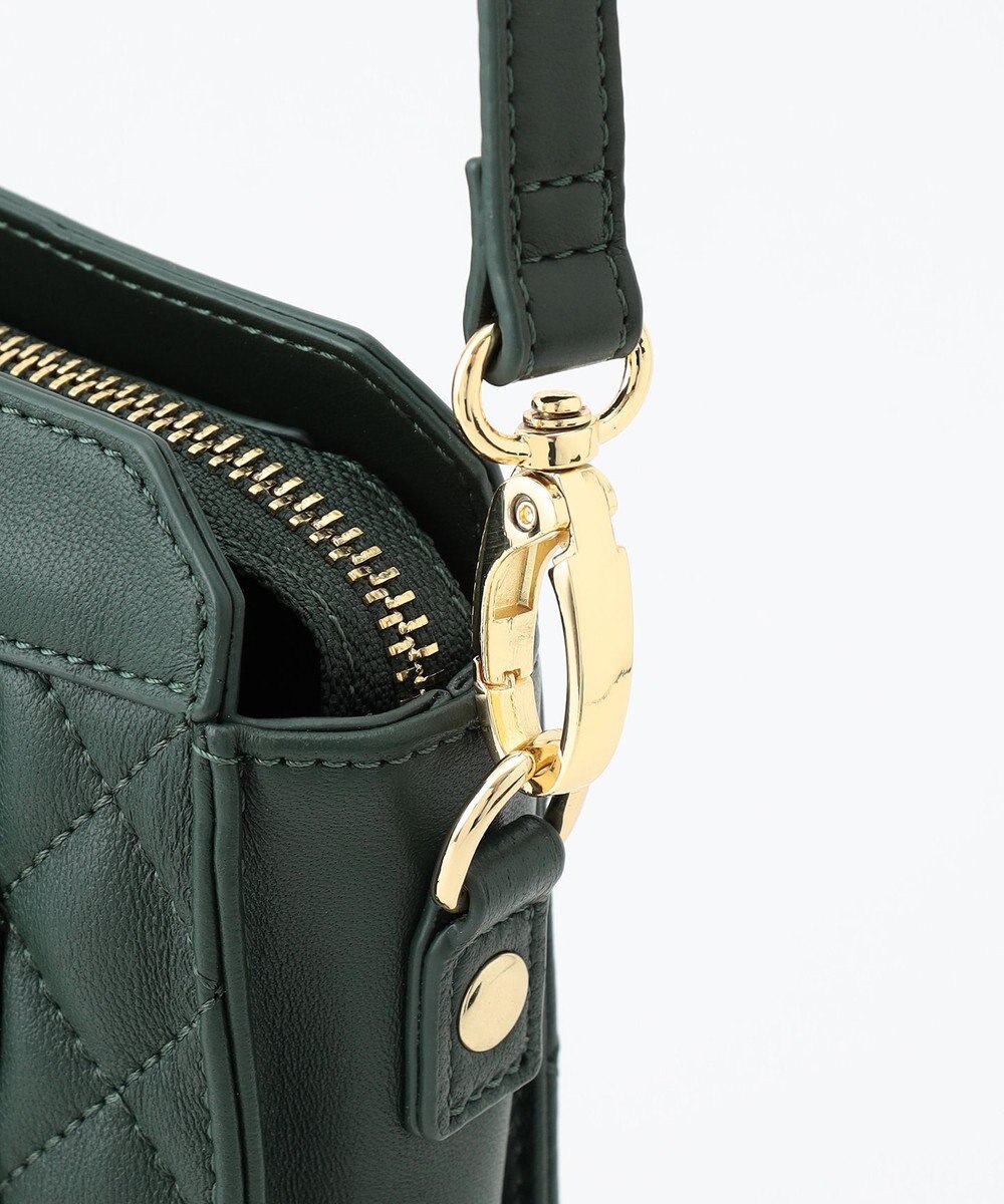 LA BAGAGERIE シープキルトWストラップスクエアショルダー 