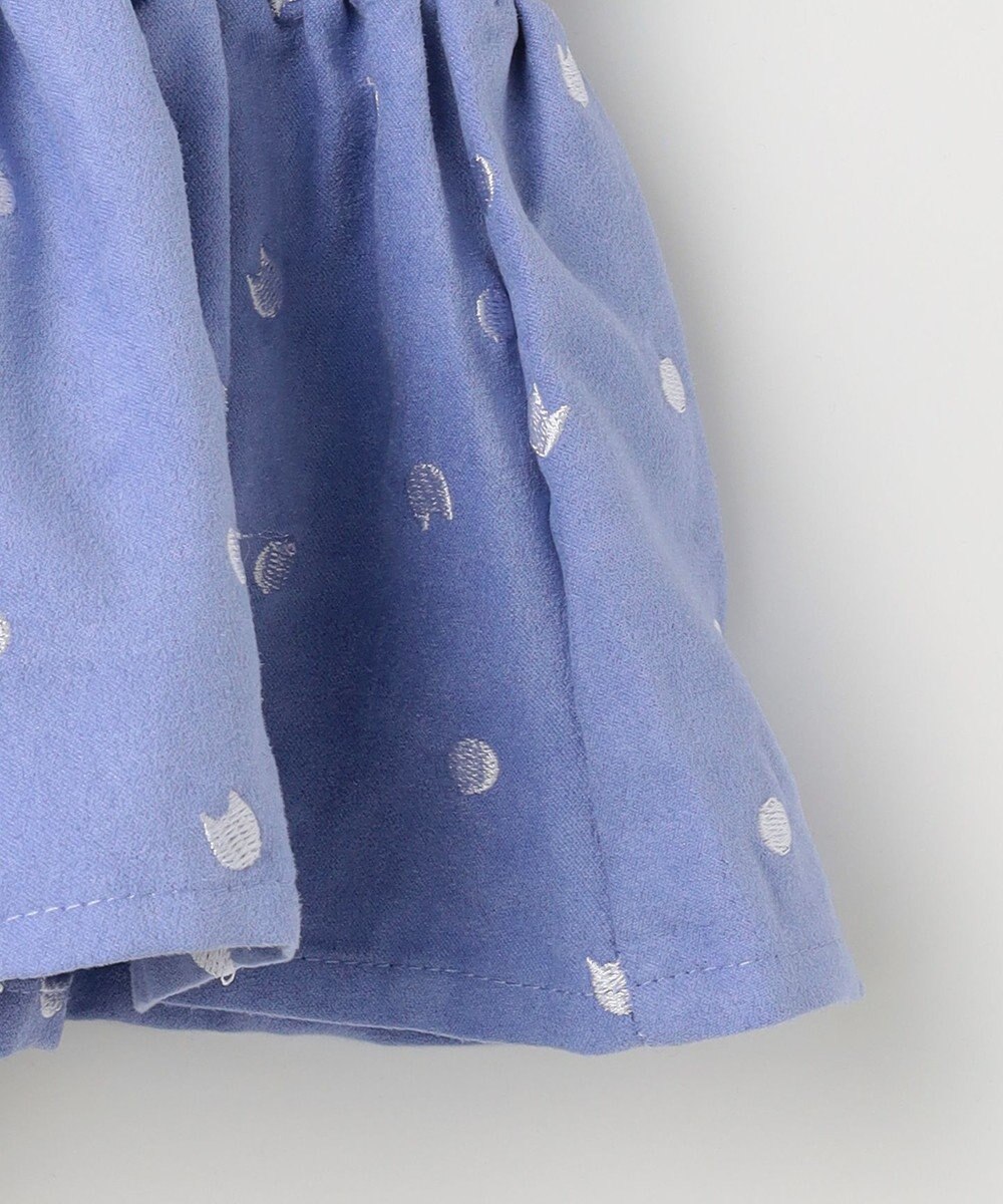 ANY KIDS ネコ×ドット刺繍 スキャッツ 