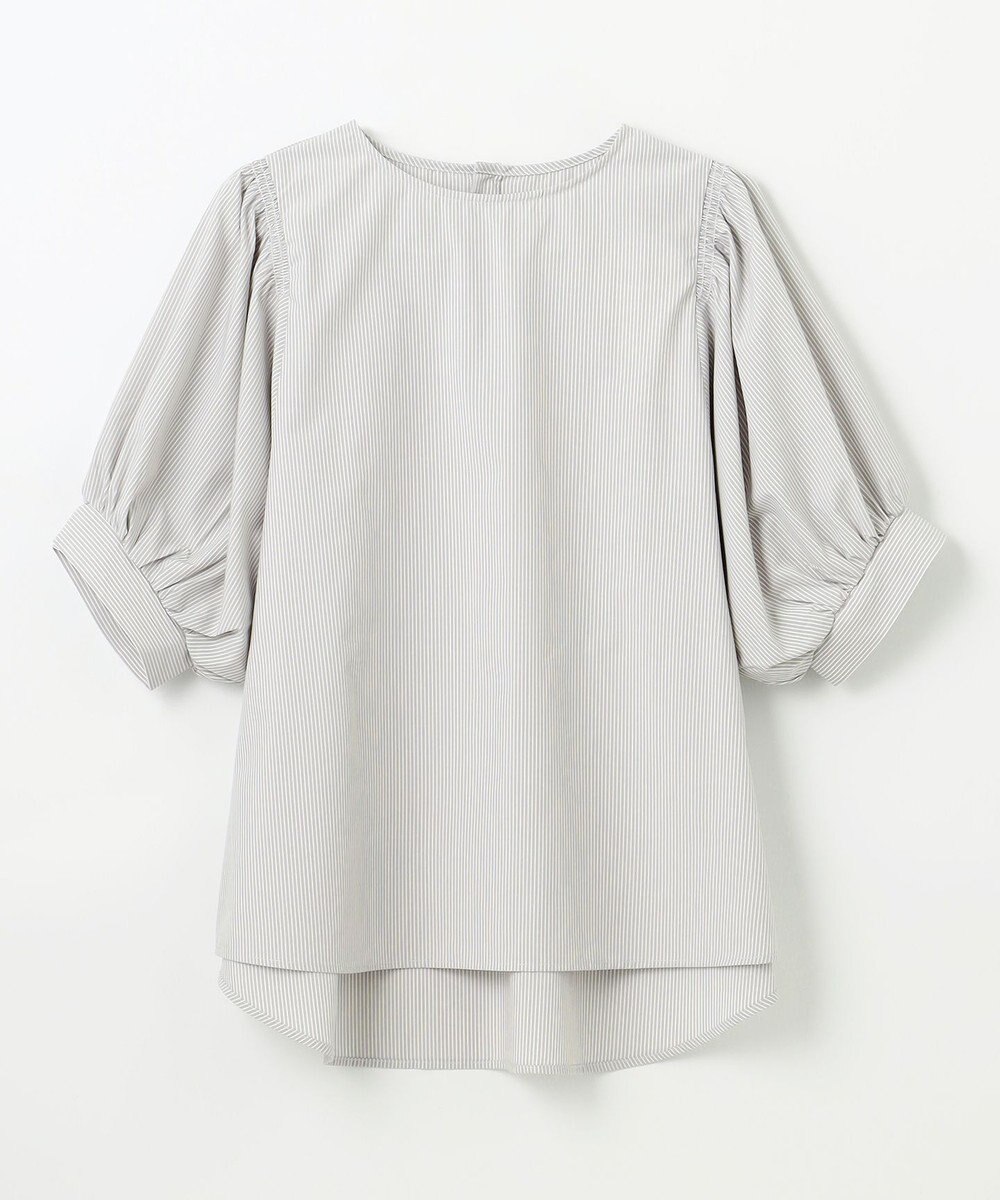 ANY 【抗菌防臭/速乾/手洗い可】エニィファンクション パフスリーブブラウス 