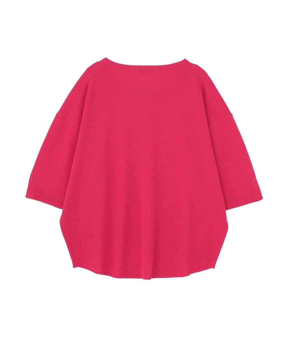 Green Parks 七分袖機能ニットプルオーバー 