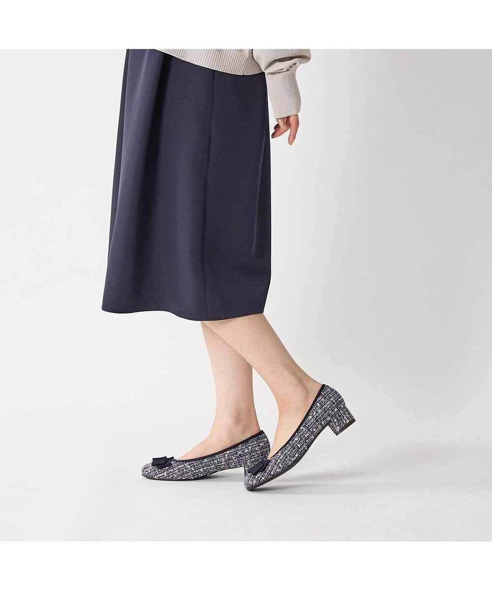 Riz raffinee <Riz raffinee>スクエアトゥリボンパンプス 