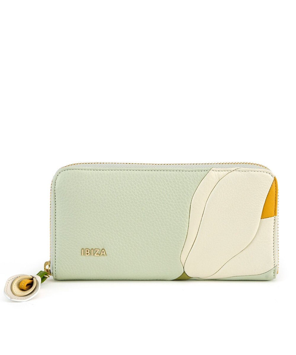 IBIZA プレーサ　牛革　ラウンドファスナー長財布 