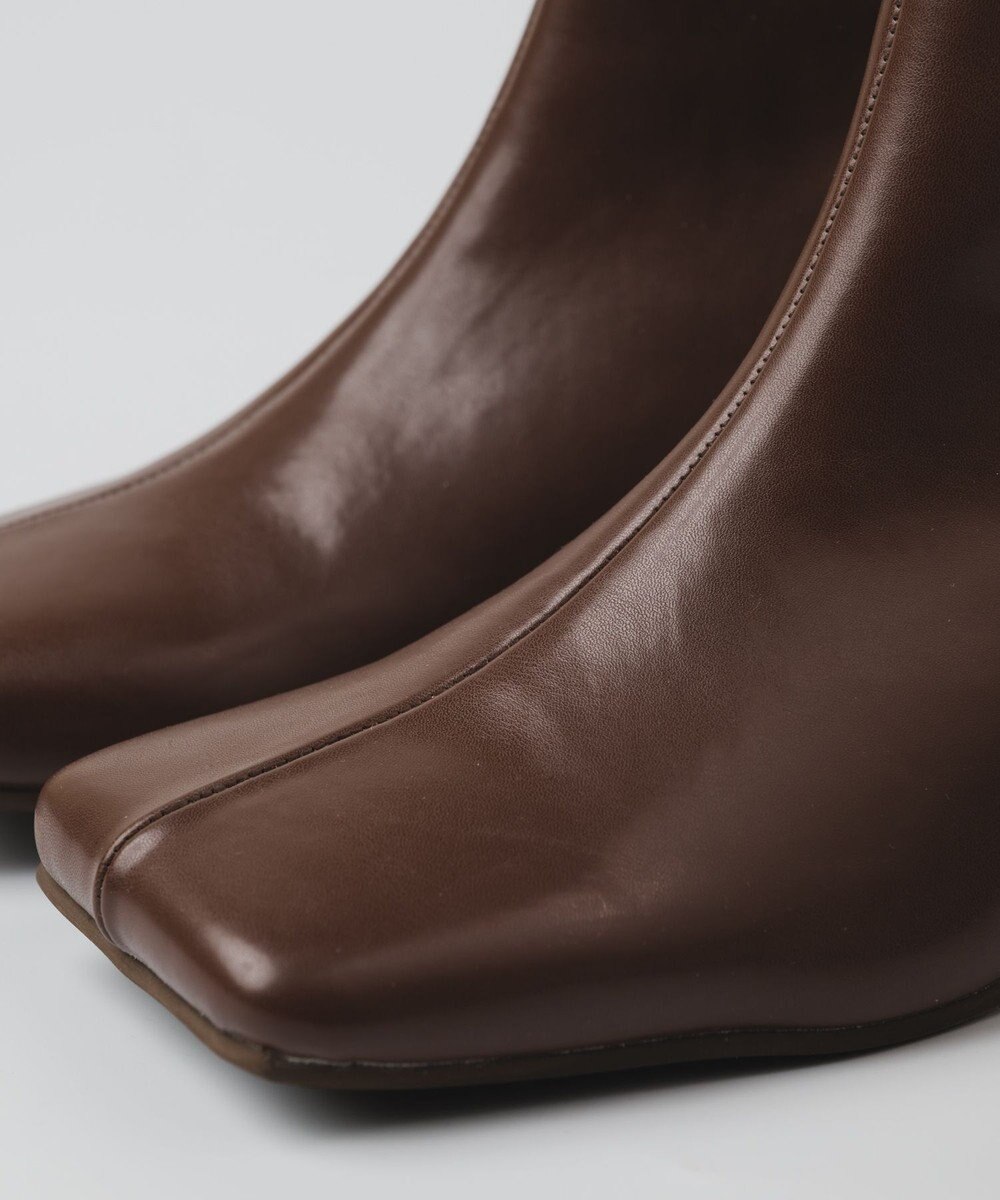 BONTRE 【PRECIEUX JOUET/プレシュウジュエ】ワイドスクエアショートブーツ 