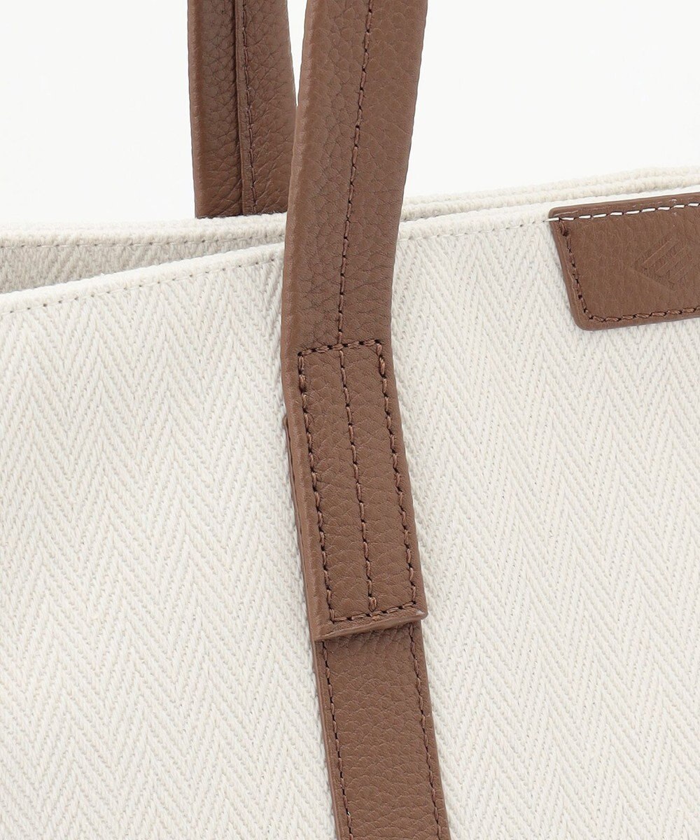 JOSEPH ABBOUD 【軽量/バッグINバッグ付き】ヘリンボンキャンバス トートバッグ 