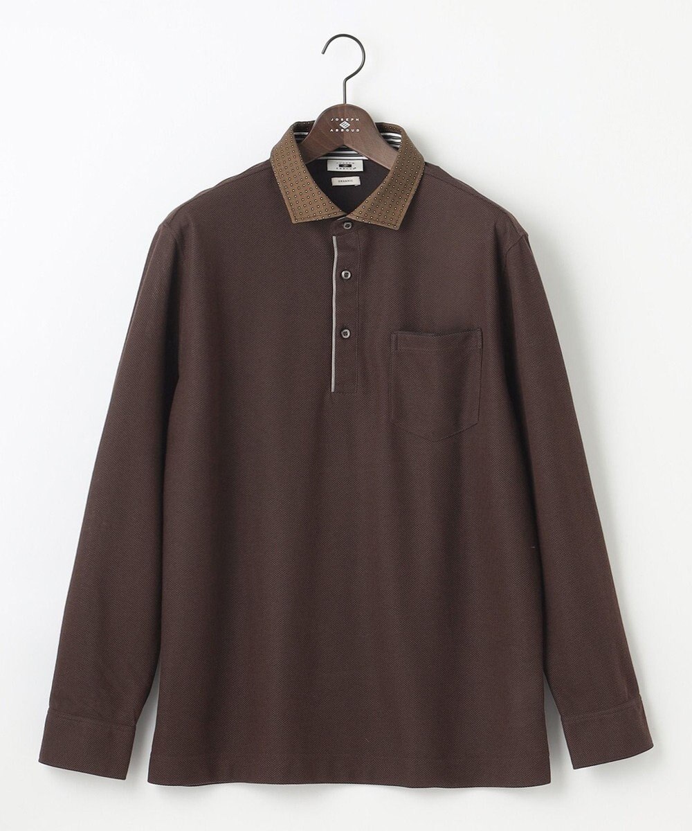 JOSEPH ABBOUD 【キングサイズ・オーガニックコットン】ダディポロシャツ 