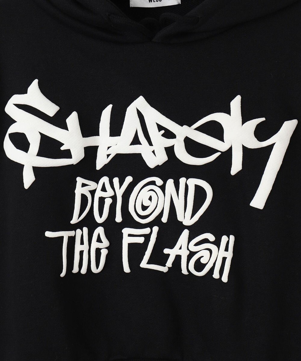 WEGO ハンドライティングショートパーカー 