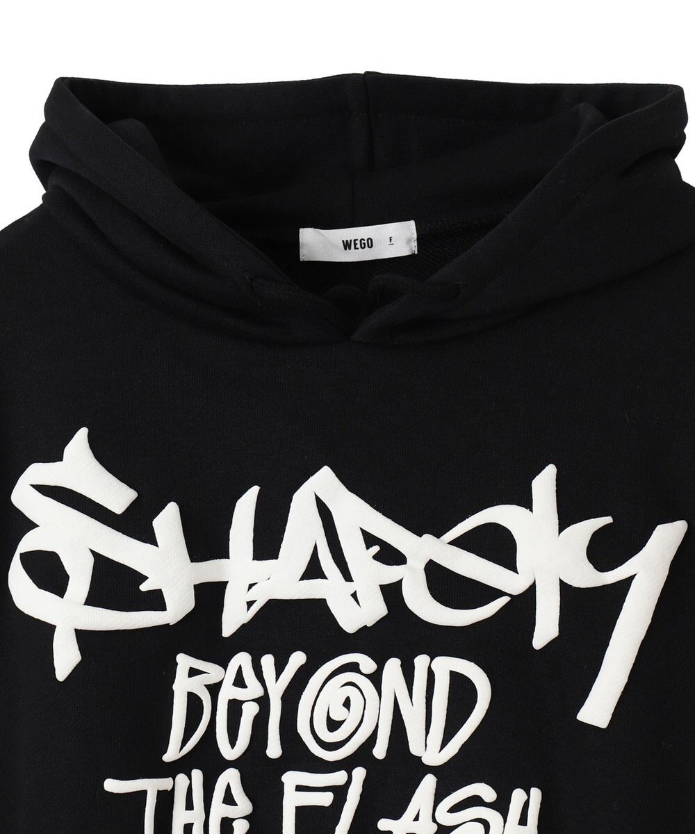 WEGO ハンドライティングショートパーカー 