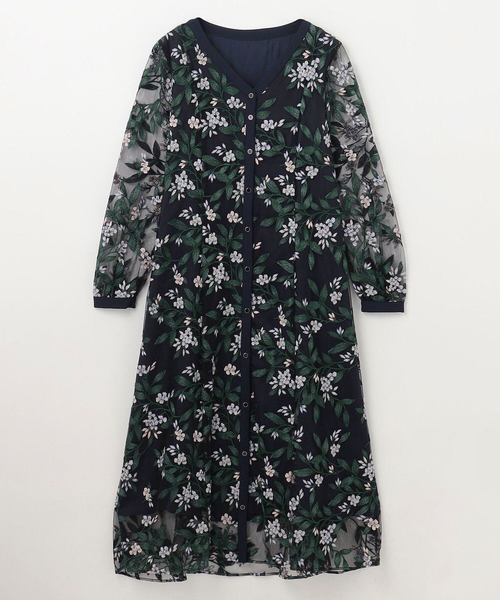 フラワー刺繍フレアワンピース / GRACE CONTINENTAL | ファッション  