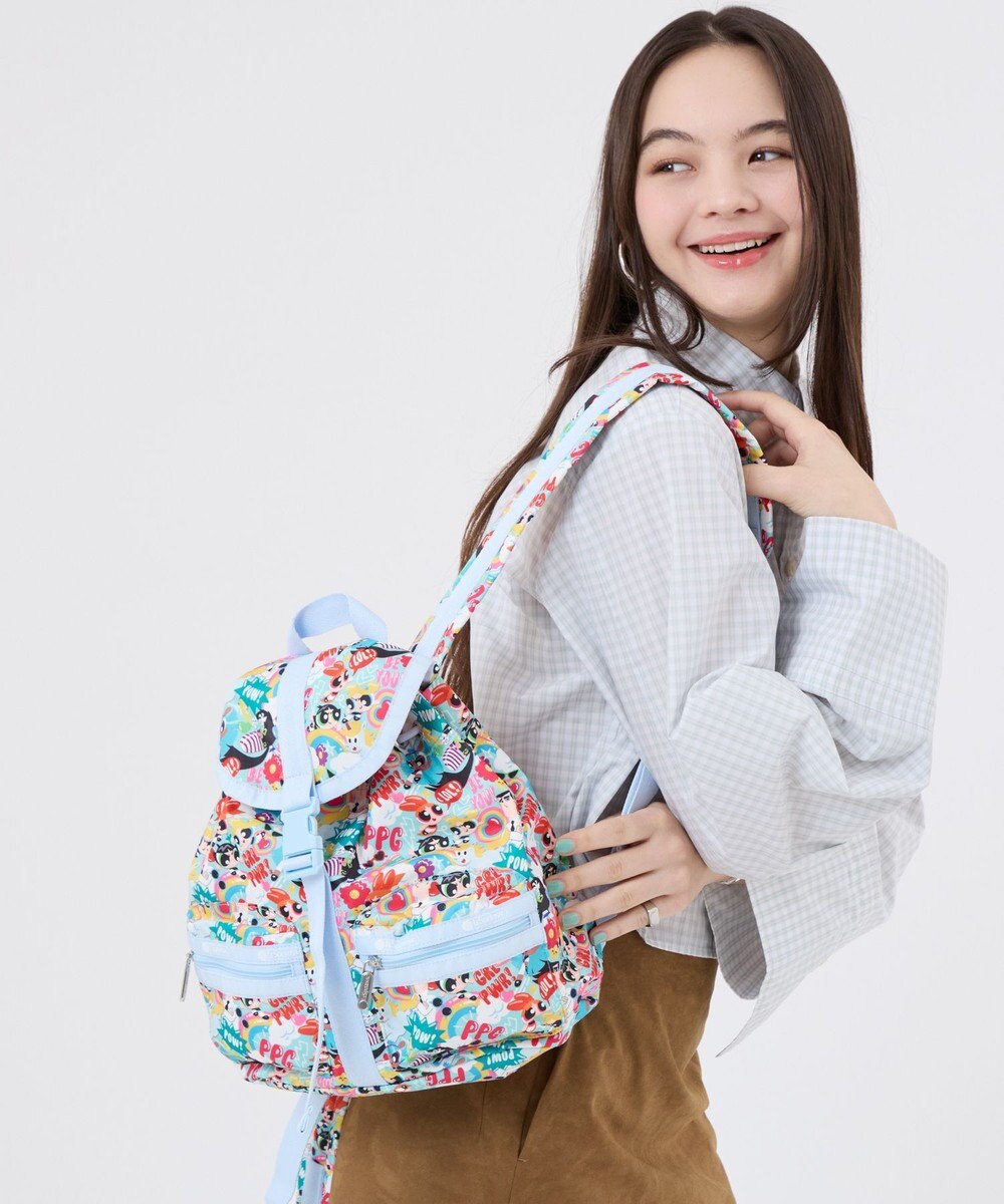 LeSportsac SMALL VOYAGER/パワーパフ ガールズガールパワー 
